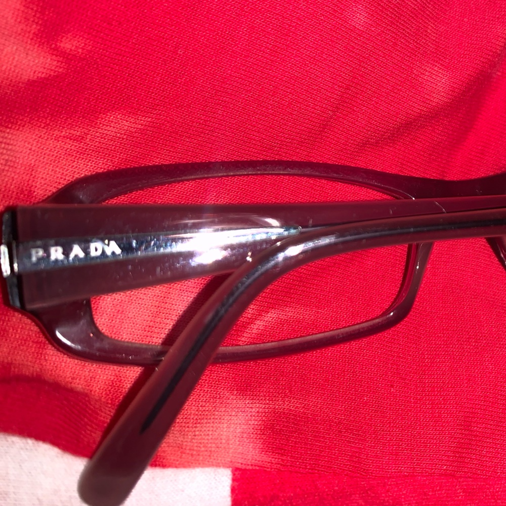 Prada Burgundy Eyeglasses